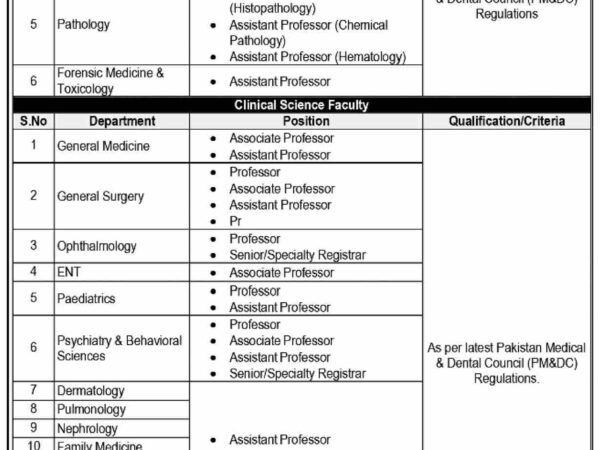 Pak-Austria Fachhochschule PAF-IAST Jobs 2025 – SMDAS Faculty Positions