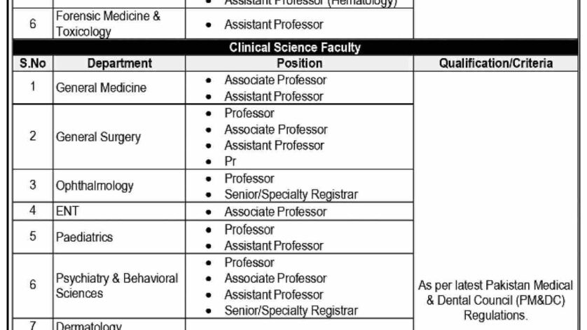 Pak-Austria Fachhochschule PAF-IAST Jobs 2025 – SMDAS Faculty Positions